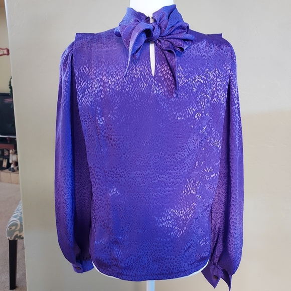 Vintage Reverse Secretary Blouse - Picture 2 of 2